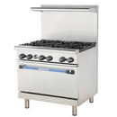 Radiance TAR-6 36" 6 Burner Range with Standard Oven
