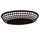 Thunder Group PLBK938K 9 3/8" Oval Basket, Black