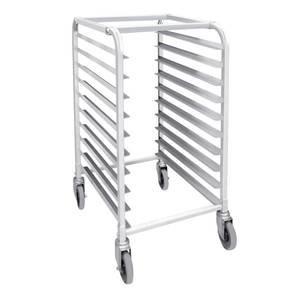 Thunder Group ALSPR010 Aluminum 10-Tier Pan Rack with Casters