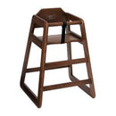 Winco CHH-104 Walnut Finish Stacking High Chair