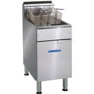 Imperial Range IFS-75-E 75lb Electric Deep Fat Fryer Floor Model with 2 Baskets