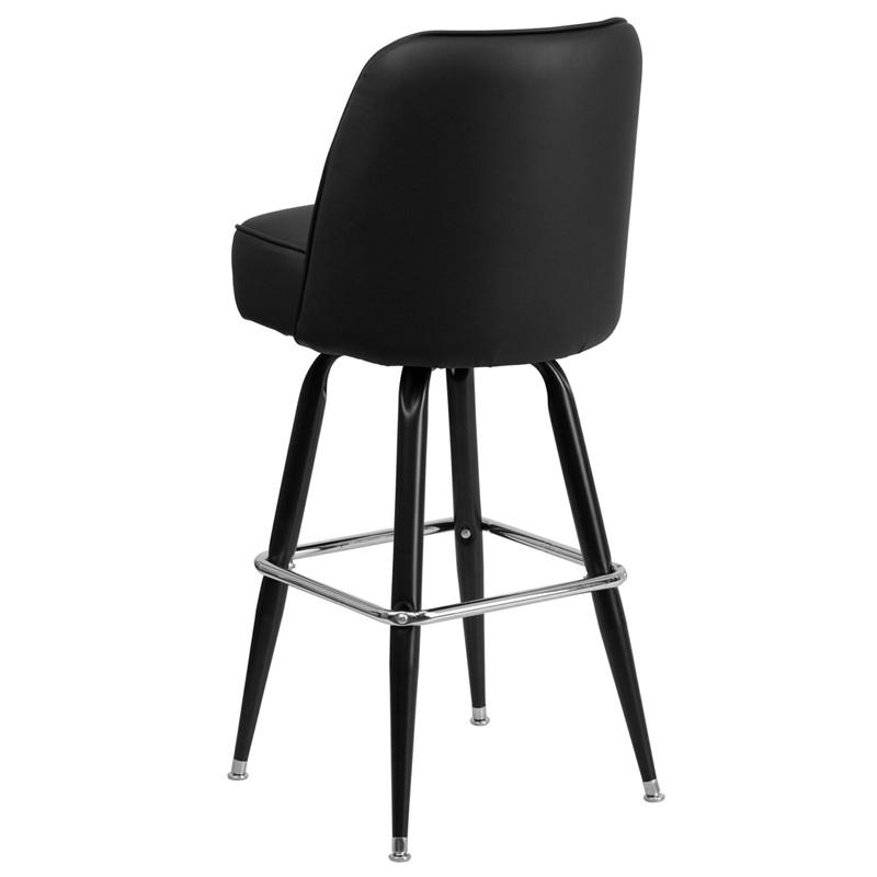 Flash Furniture Metal Barstool With Swivel Bucket Seat