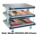Hatco Glo-Ray® Designer 2 Shelf 20 Rod Countertop Slant Display Warmer Hardcoat Aluminum