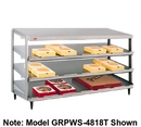 Hatco Glo-Ray® Pass-Thru Countertop 36" x 24" Pizza Warmer Triple Slant Shelf Stainless Steel & Aluminum Construction