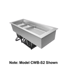 Hatco Drop-In Refrigerated Slim Well Top Mount Insulated 27.06"W Aluminized Steel Housing