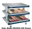 Hatco Glo-Ray® Designer 2 Shelf 16 Rod Countertop Slant Display Warmer Hardcoat Aluminum