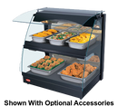Hatco Glo-Ray™ Curved Merchandising Warmer 26"W Mirrored Glass Back Panel