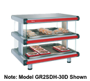 Hatco Glo-Ray® Designer 2 Shelf 24 Rod Countertop Horizontal Display Warmer Hardcoat Aluminum