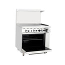 Omega ATO-36G Natural Gas 36" Griddle Stove Top Range
