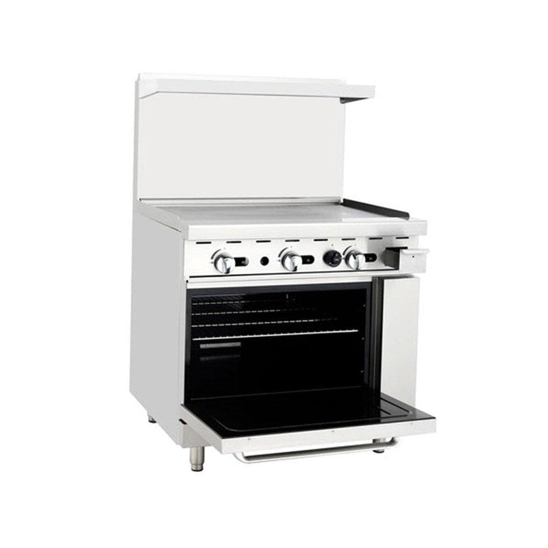 Omega ATO-36G Natural Gas 36" Griddle Stove Top Range