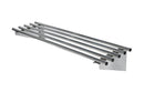 Omega Stainless Steel Pipe Wall Shelves - Various Sizes