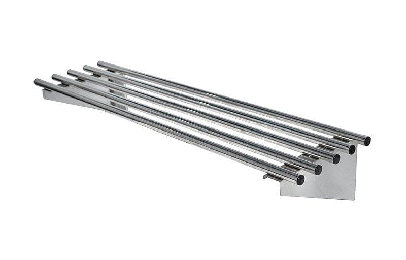 Omega Stainless Steel Pipe Wall Shelves - Various Sizes
