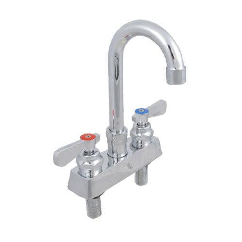 John Boos PBF-4DM-3GLF Heavy Duty 3" Gooseneck Deck Mount Faucet