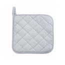 Winco PH-8S 8" x 8" Silver Silicone Coated Cotton Pot Holder