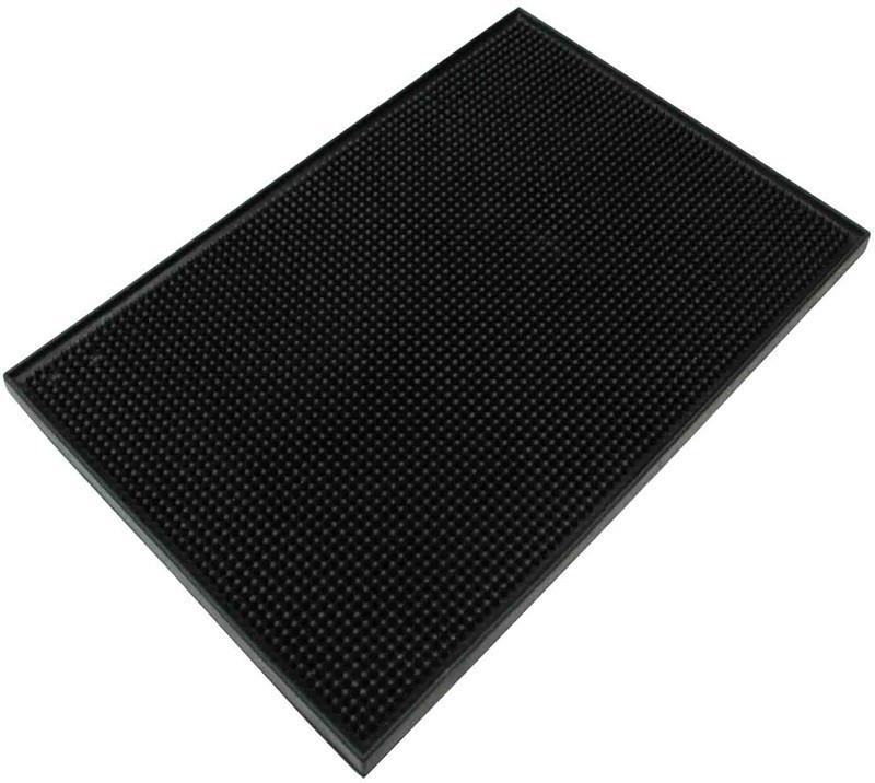 Thunder Group PLSVM1218BL Black Plastic Bar Servicing Mat 12" X 18"
