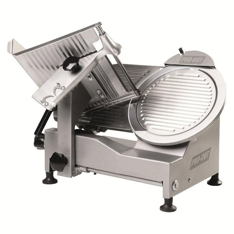 Pro-Cut KSDS-12 Manual Stainless Steel Meat Slicer - 12" Blade, 1/3 HP, Belt Drive