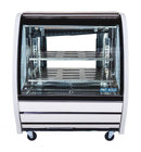 Pro-Kold DDC-40 Curved Glass 40" Refrigerated Deli Case - Available in White, Black or S/S Finish