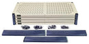 QUANTUM  72"H 4-Shelf Wire Plastic Mat Shelf Kit, 600lb, NSF