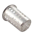 Winco FC-SS 4-1/2" Dia Stainless Steel Perforated Flatware Cylinder