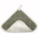 Winco PH-8B 8"x8" Fire Retardant Brown Terry Cloth Combo Pot Holder