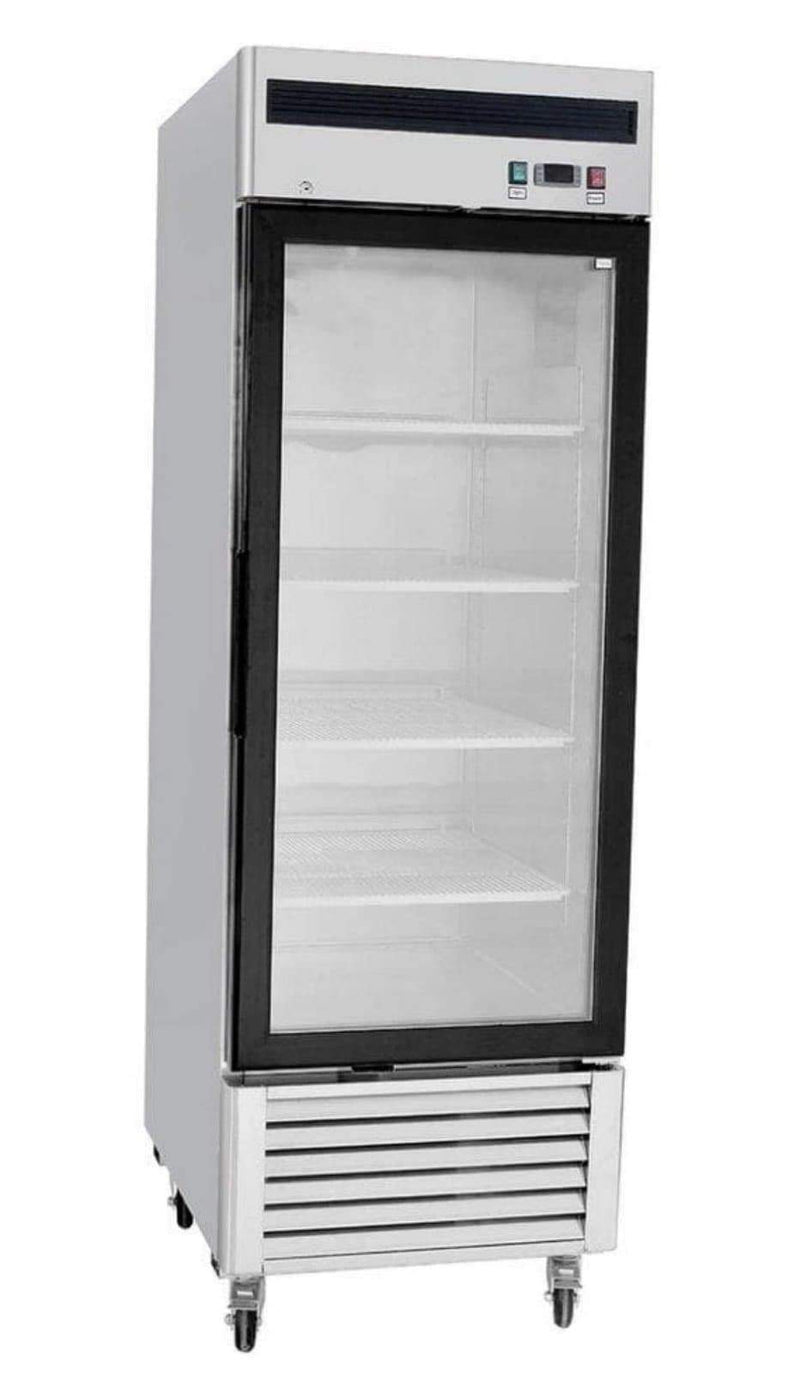 Suttonaire MCF8701 Single Door 27" Wide Stainless Steel Display Freezer