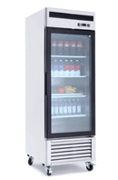 Suttonaire MCF8701 Single Door 27" Wide Stainless Steel Display Freezer
