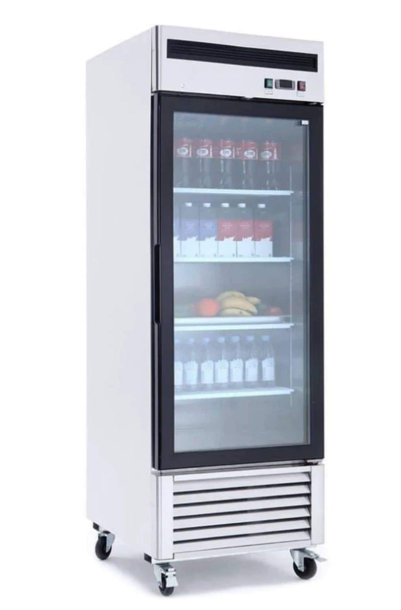 Suttonaire MCF8701 Single Door 27" Wide Stainless Steel Display Freezer