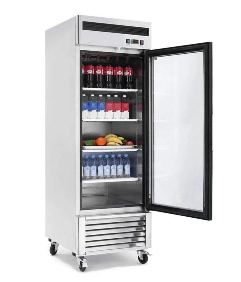 Suttonaire MCF8701 Single Door 27" Wide Stainless Steel Display Freezer
