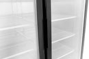 Suttonaire MCF8703 Double Swing Door 55" Wide Stainless Steel Display Freezer