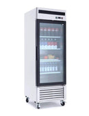 Suttonaire MCF8705 Single Door 27" Wide Stainless Steel Display Refrigerator