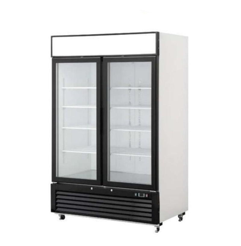 Suttonaire MCF8716 Double Swing Door 55" Wide Display Refrigerator