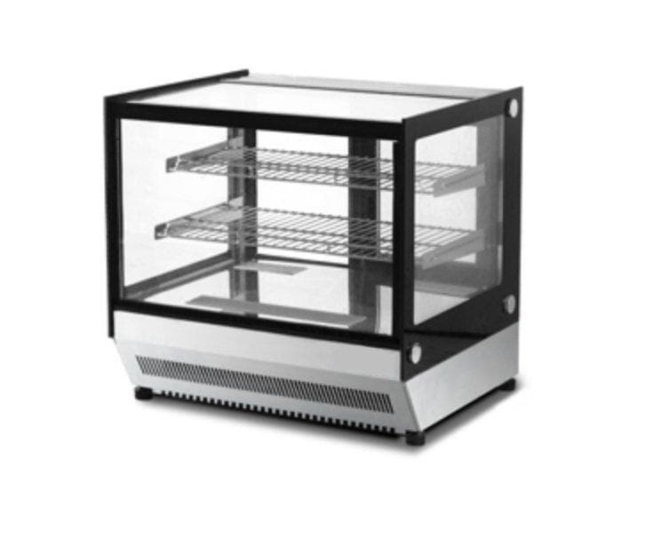 Suttonaire WTF120L Counter Top 28" Square Glass Refrigerated Pastry Display Case