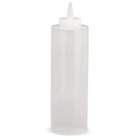 Tablecraft 124C-1 24 Oz Clear Squeeze Bottle