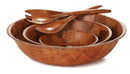 Tablecraft 212 12" Round Woven Wood Bowl