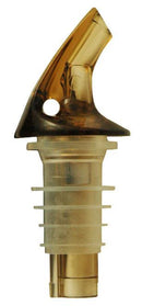 Tablecraft H77851 Amber Free Flow Liquor Pourer