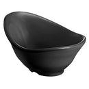 Tablecraft MB42BK 3.5 Oz Oval Wavy Bowl, Melamine