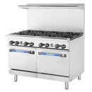 Radiance TAR-8 48" 8 Burner Gas Range with 2 Standard Oven