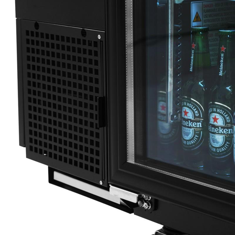 Turbo Air TBB-24-60SGD-N Narrow Back Bar Cooler Two-Section 61-1/8"W 16.46 Cu. Ft.