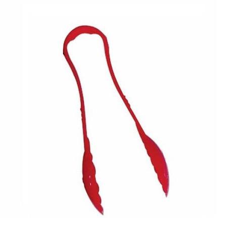 Thunder Group PLSGTG012RD 12" Red Polycarbonate Scallop Grip Tong