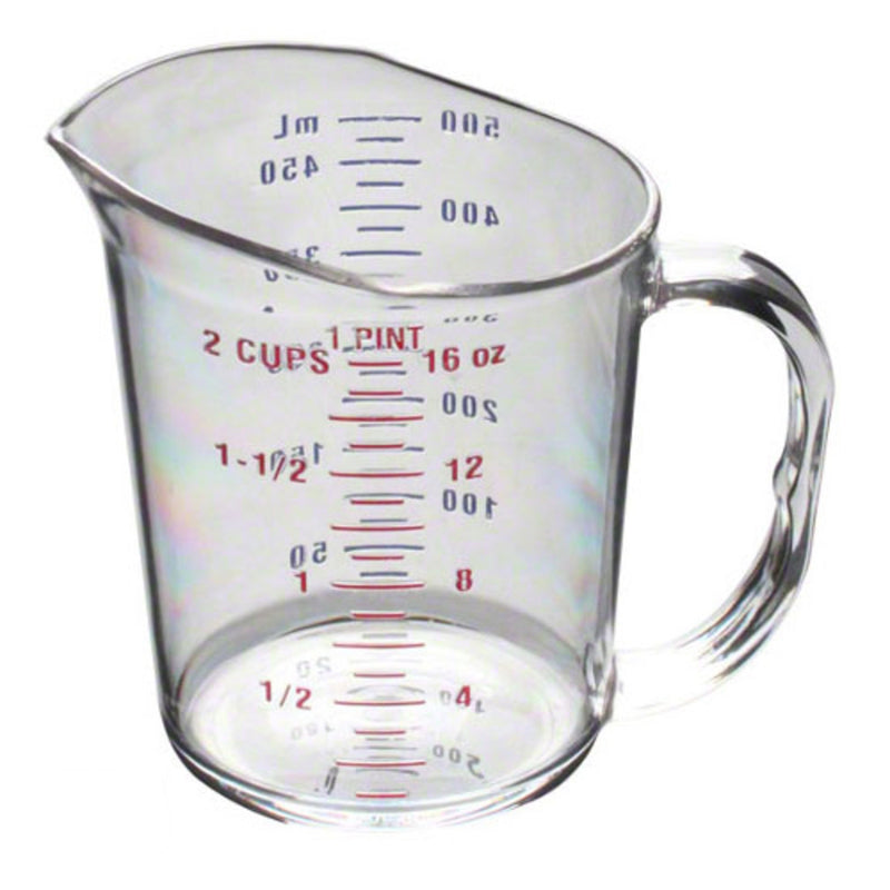 Thunder Group PLMC016CL 1 Pint/0.5L Polycarbonate Measuring Cup