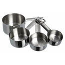 Thunder Group SLMC2414 Stainless Steel Measuring Cup Set (1/4, 1/3, 1/2, 1Cup)