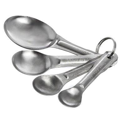 Thunder Group SLMC2415 Stainless Steel Measuring Spoon Set (1/4, 1/2, 1 Tsp, 1 Tbsp)