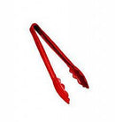 Thunder Group PLSGTG009RD 9" Red Polycarbonate Scallop Grip Tong
