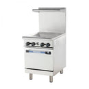 Radiance TAR-24G 24" Thermostatic Griddle Range with Standard Oven