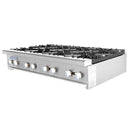 Radiance TAHP-48-8 48" Counter Top 8 Burner Gas Commercial Hotplate