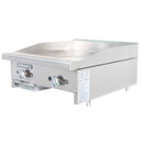Radiance TAMG-24 24" Commercial Gas Flat Griddle Countertop Manual Controls