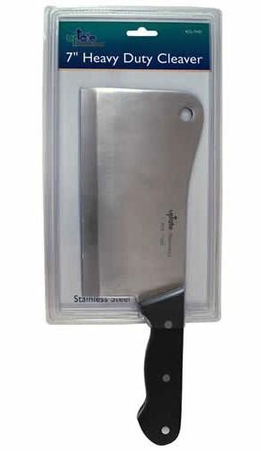 7" SS Cleaver Heavy Duty POM Handle (KCL-7HD)