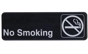 Update S39-11BK Sign "Thank You For Not Smoking" - 9x3