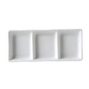 Vertex AV-D3 6 Oz Ventana 3 Comp. Sauce Dish