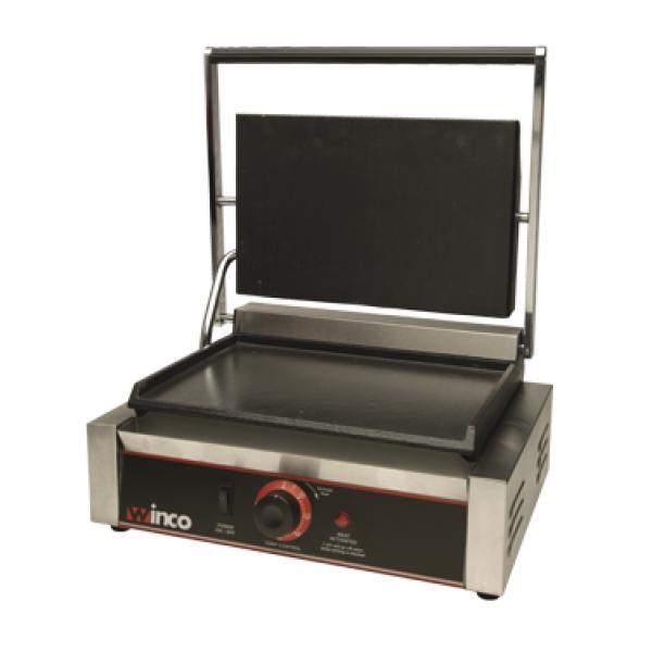 Winco ESG-1 17" Flat Full-Top Countertop Sandwich Grill